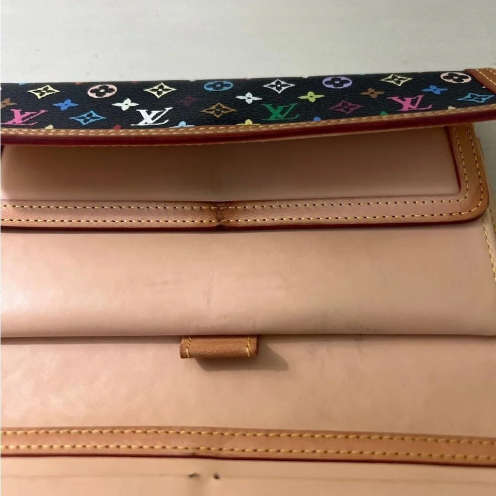 Louis Vuitton Black Murakami Wallet